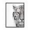 Stupell Industries Black & White Tiger Photography Framed Wall Art